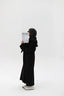 Suede abaya