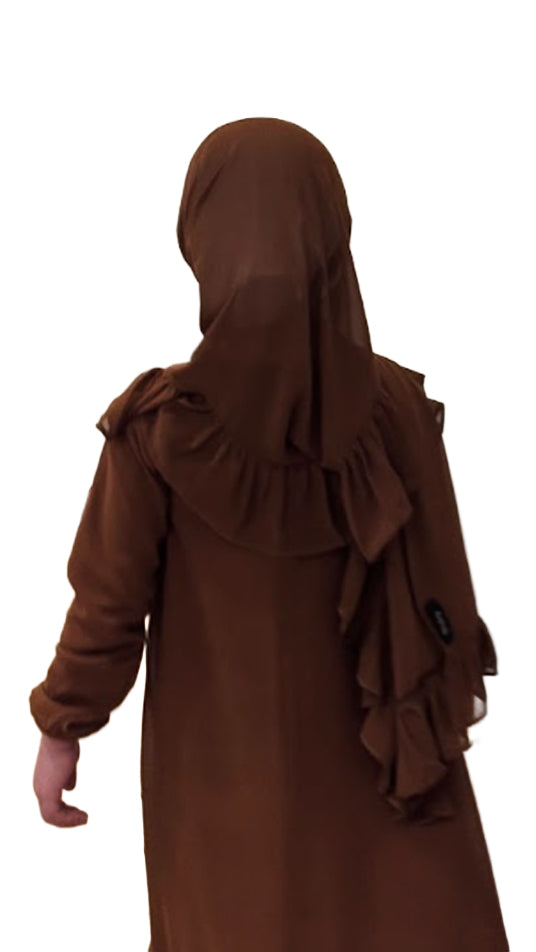 Children's chiffon abaya
