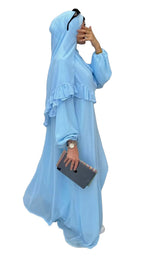 chiffon abaya