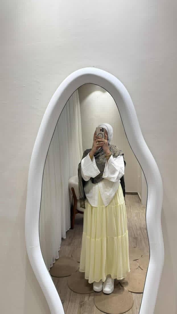 chiffon skirt