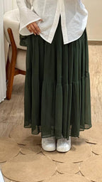 chiffon skirt