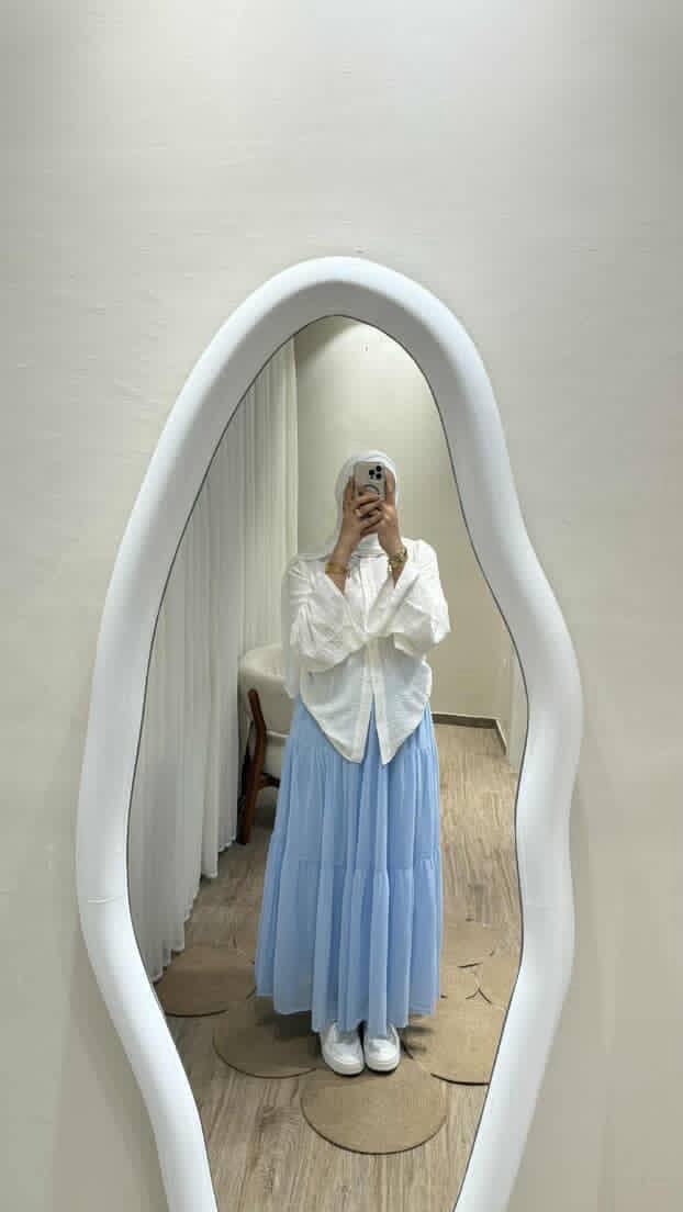 chiffon skirt