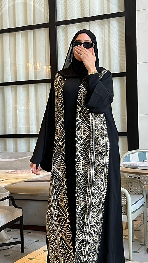 Fully handmade abaya Main image