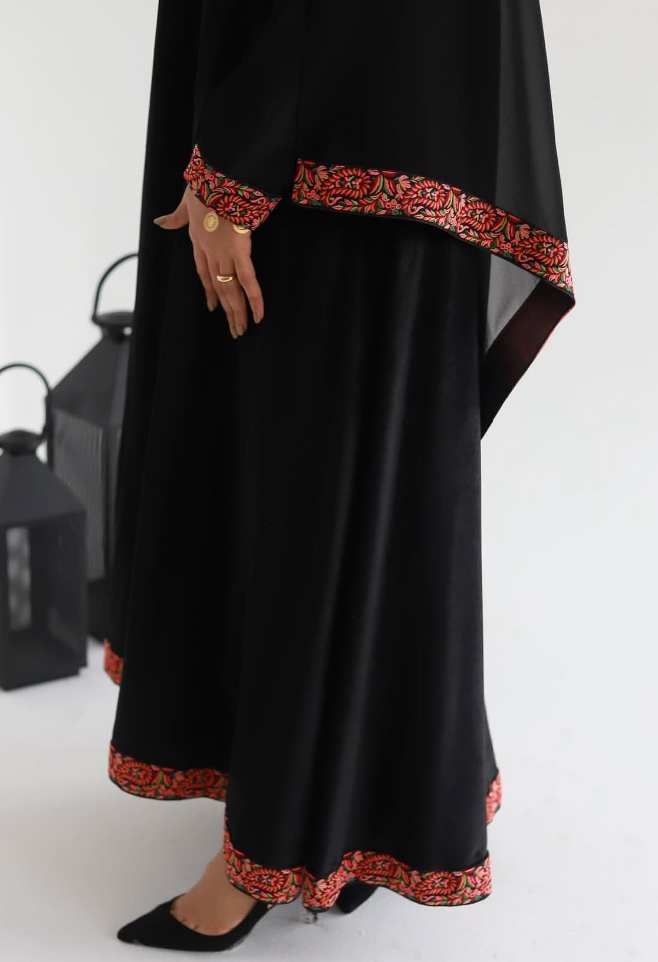 Velvet abaya