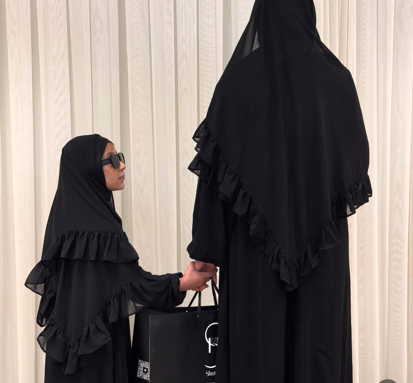 Children's chiffon abaya