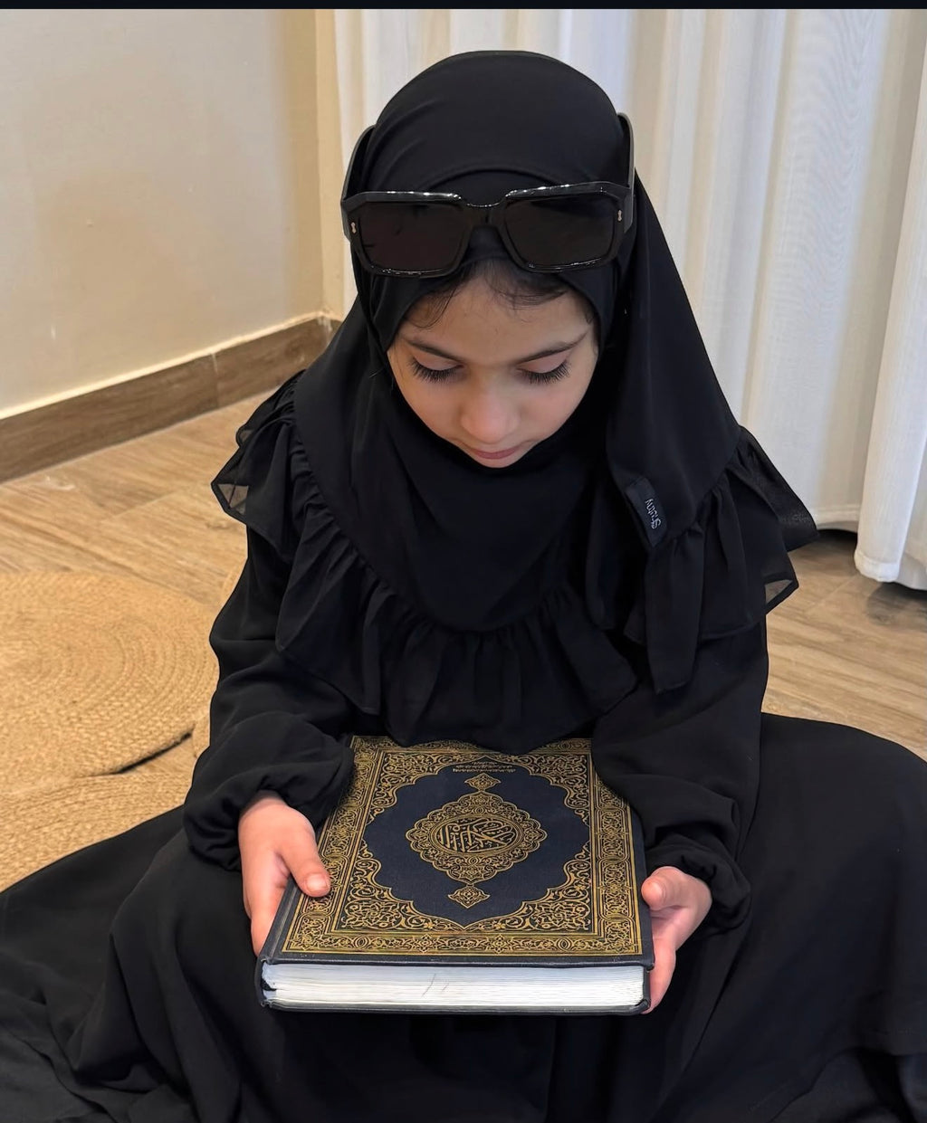 Children's chiffon abaya