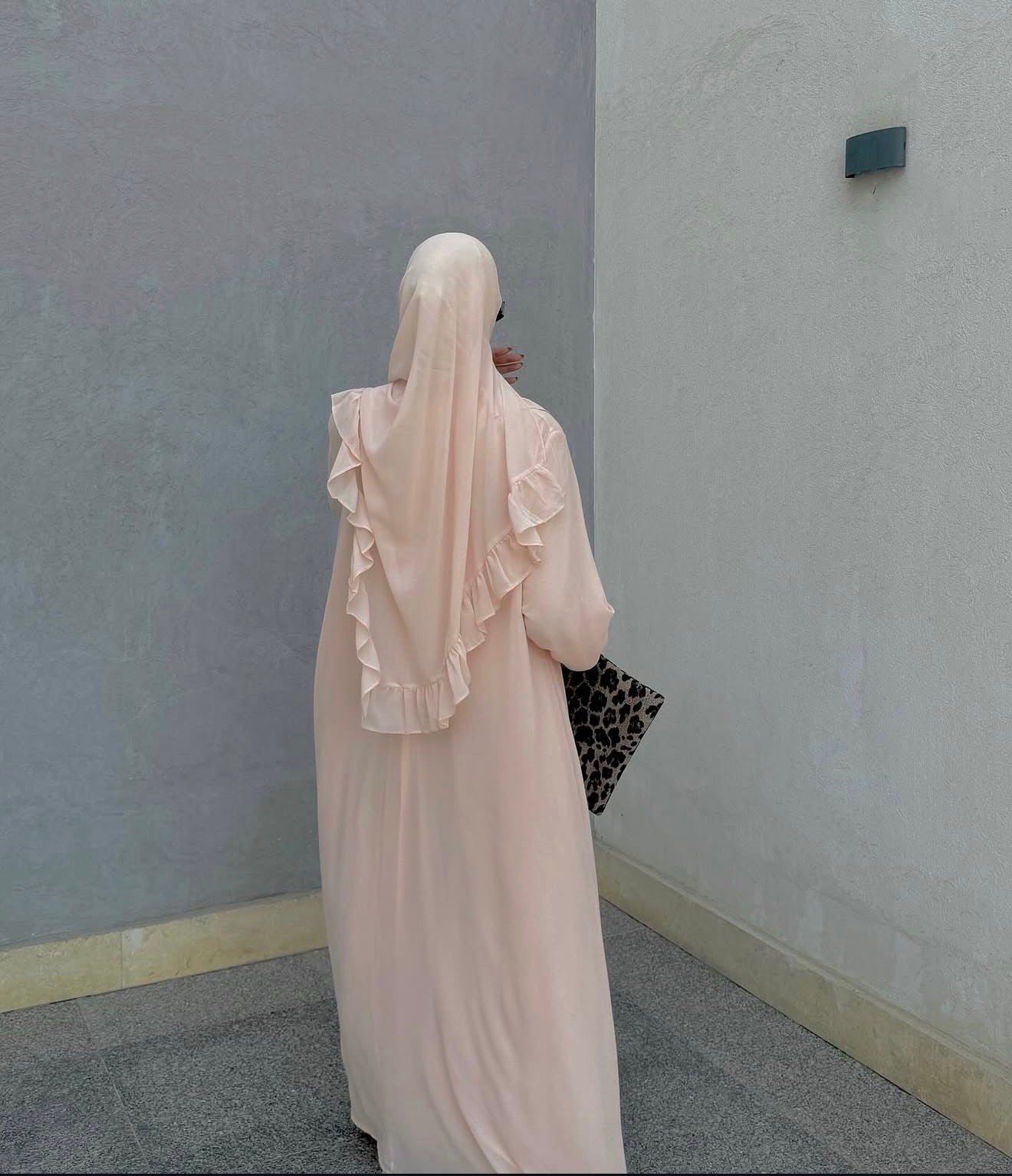 chiffon abaya