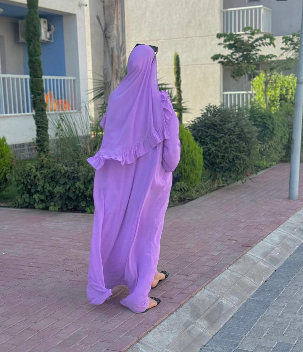 chiffon abaya