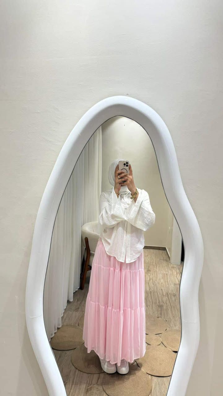 chiffon skirt