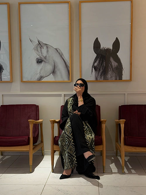 Fully handmade abaya