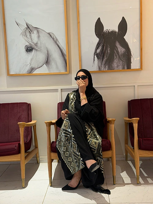 Fully handmade abaya